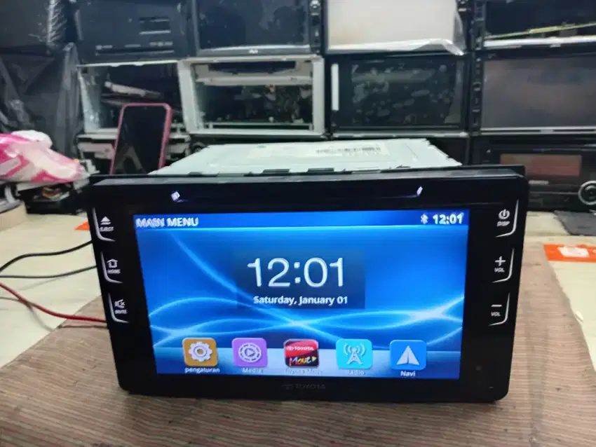 Head unit original toyota alphard tahun 2015 sampai 2019