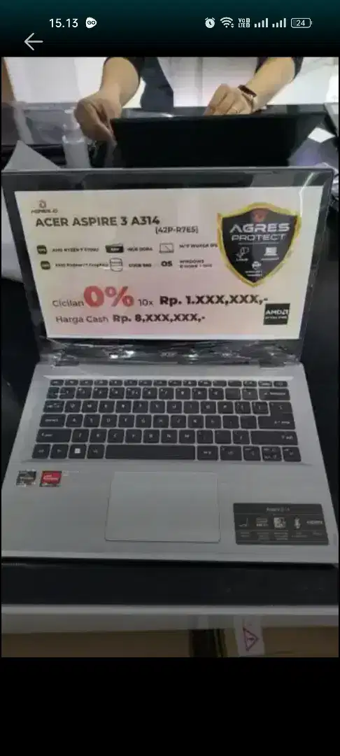 Sarat nya cuman bawa ktp saja bisa bawa pulang leptop