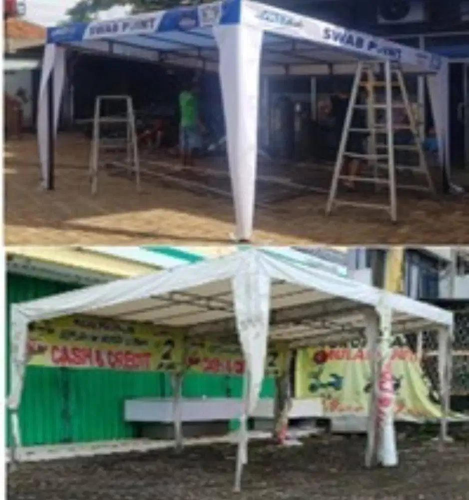 TENDA BESI 3x2.5 BESI GALVANIS PREMIUM 1.6MM TEBAL