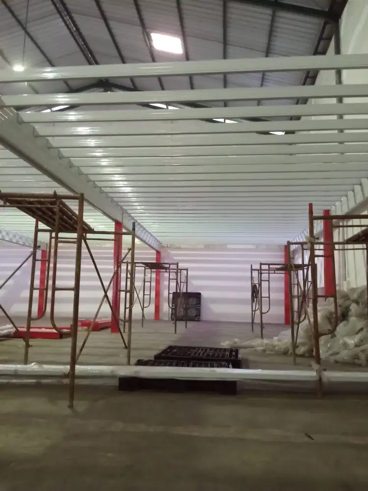 MEZZANINNE STEEL PLATFORM kapasitas 300-1TON PER METER