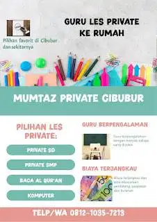Layanan Guru Les Private Datang ke Rumah