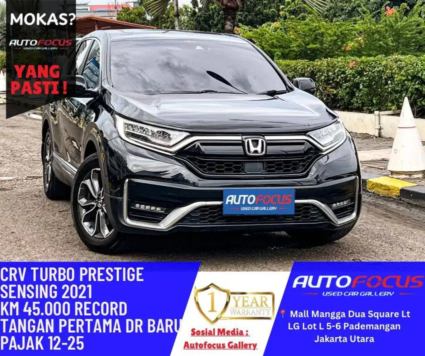 Tdp Murah 20JT HONDA CRV CR-V Turbo Prestige 2021