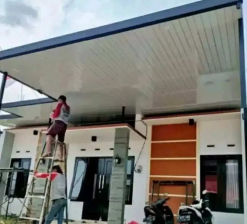 Kanopi spandek+plafone pvc