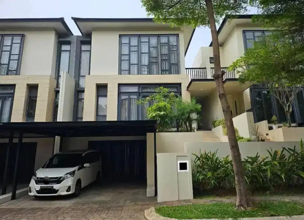 Dijual Rumah Mewah SemiFurnished + Private Pool Di Nava Park Bsd City
