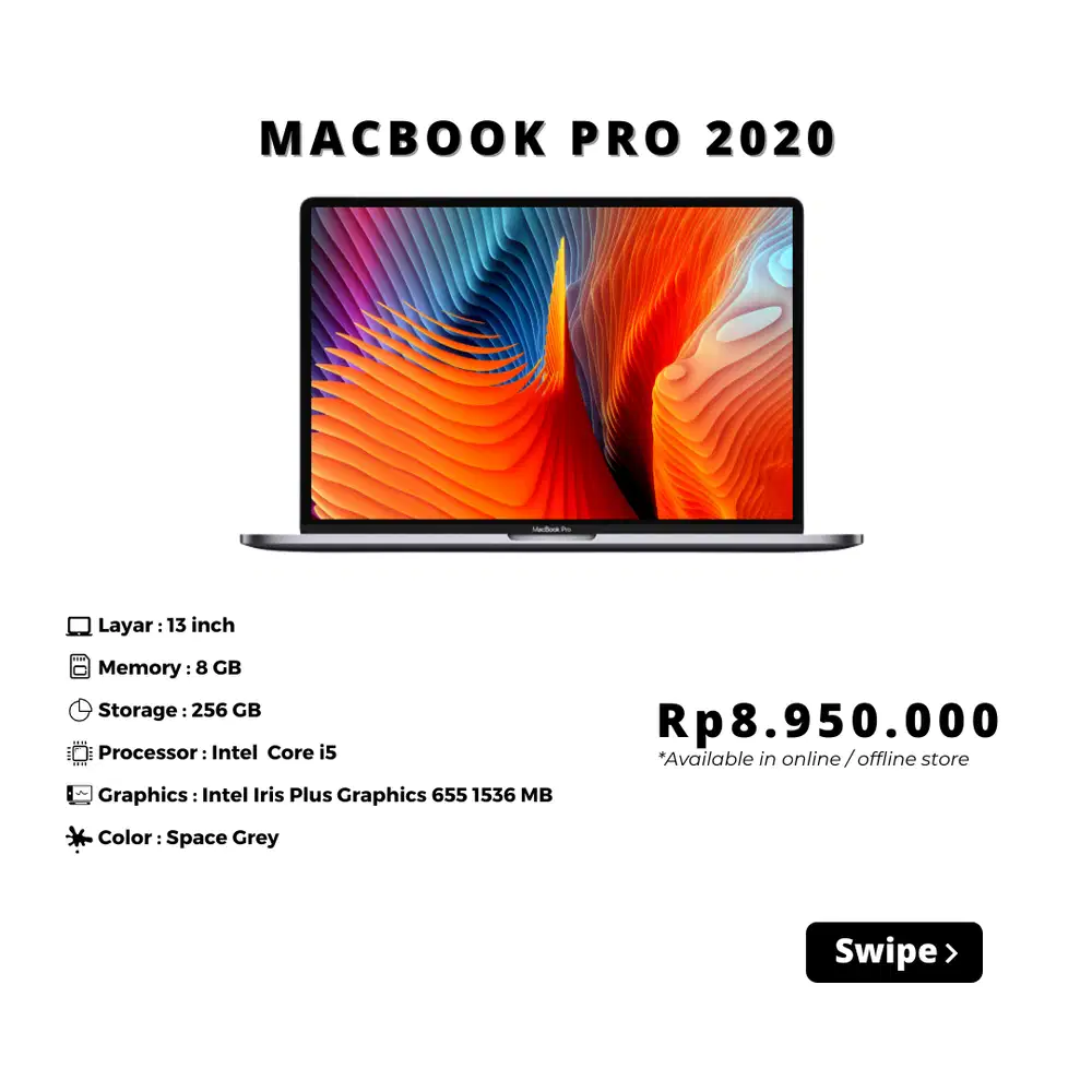 Macbook Pro 2020 8/256 GB Touchbar 13