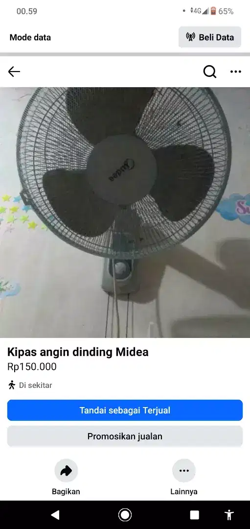 Kipas angin Dinding Merek Midea