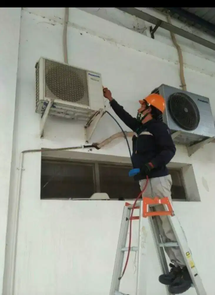 Jasa service AC dan bongkar pasang AC, kulkas, mesin cuci, pompa air