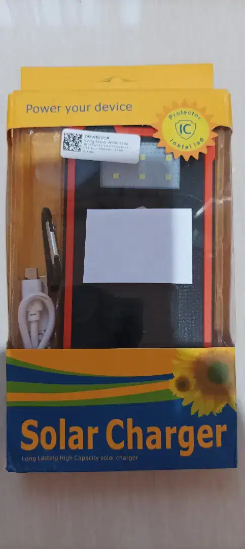 Jual Cepat Powerbank Long Lasting High Capacity Solar Charger Ori