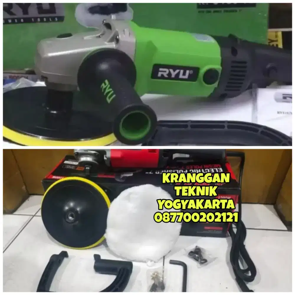 (KRANGGAN TEKNIK)mesin poles angle polisher grinder mobil motor