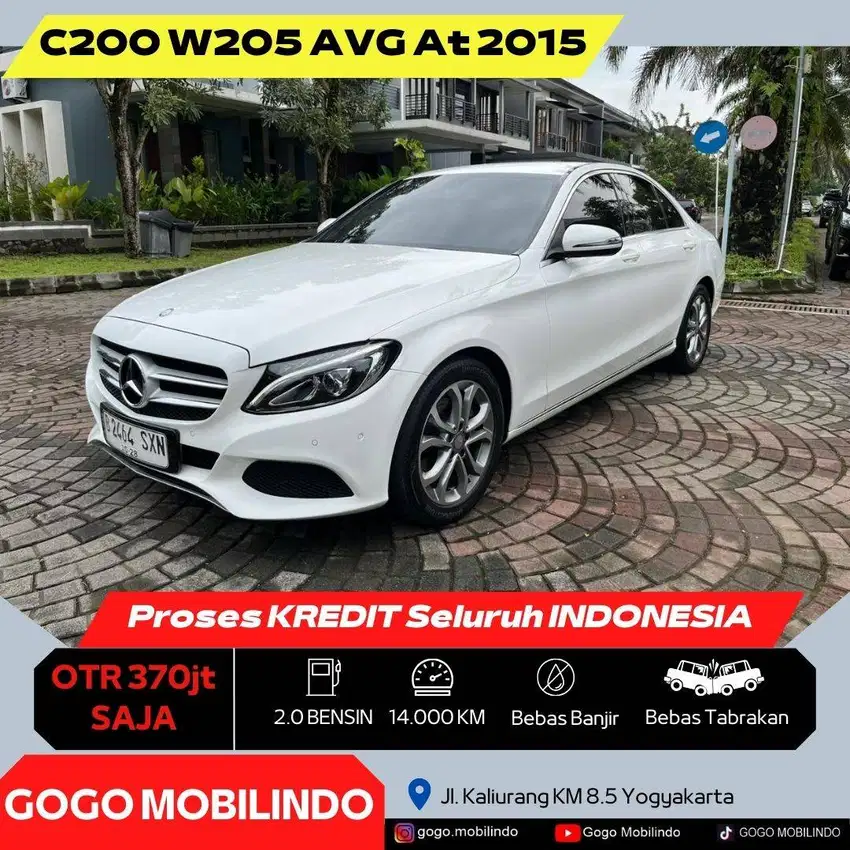(Km14rb) Mercy C200 W205 AVG 2015 ANTIK ISTIMEWA Bisa Kredit