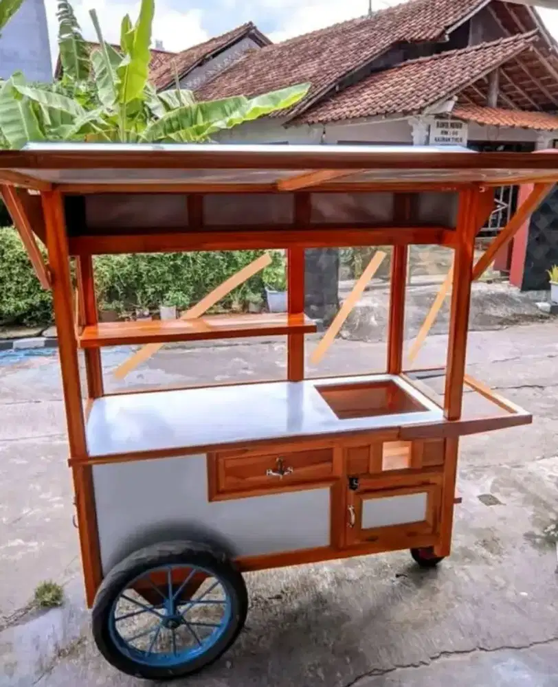 Gerobak martabak x roti bakar /batagor / gorengan &gerobak nasi goreng