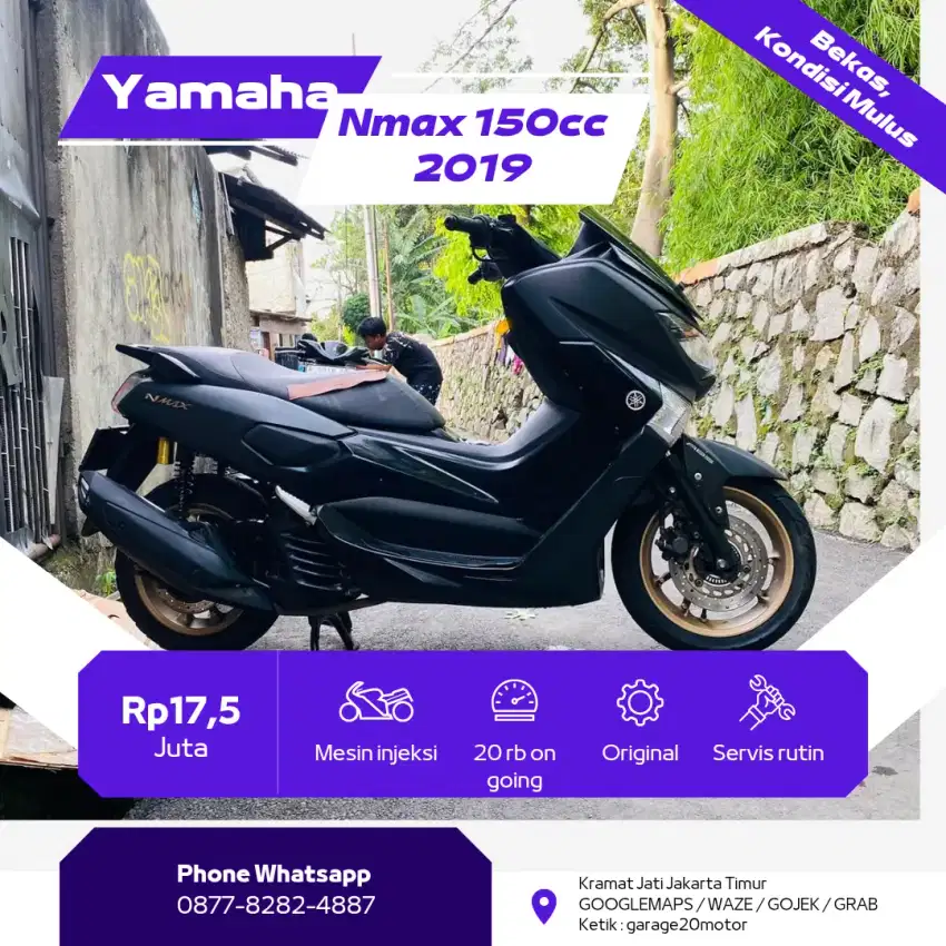 Yamaha nmax 150cc abs blucore Fi tahun 2019