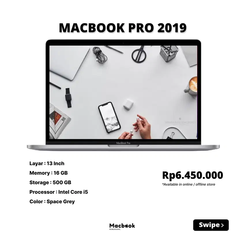 MACBOOK PRO 2019 16/500 GB INTEL i5