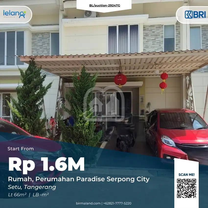 Dijual Murah Perumahan Paradise Serpong City Babakan Setu Tangerang