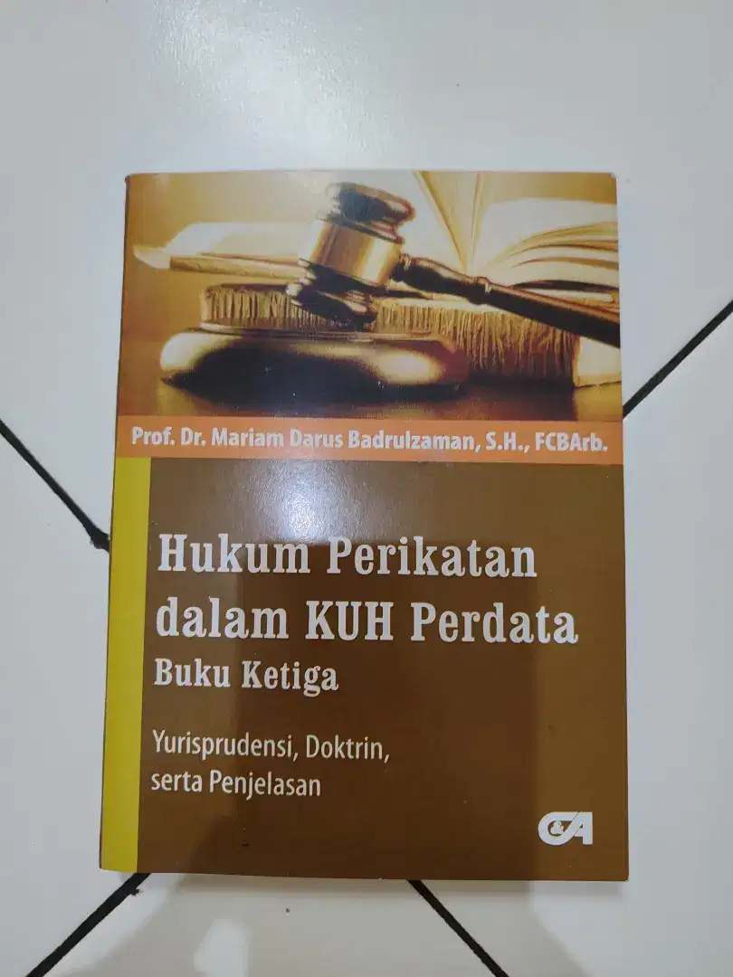 Buku Hukum Perikatan dalam KUHPerdata Buku Ketiga