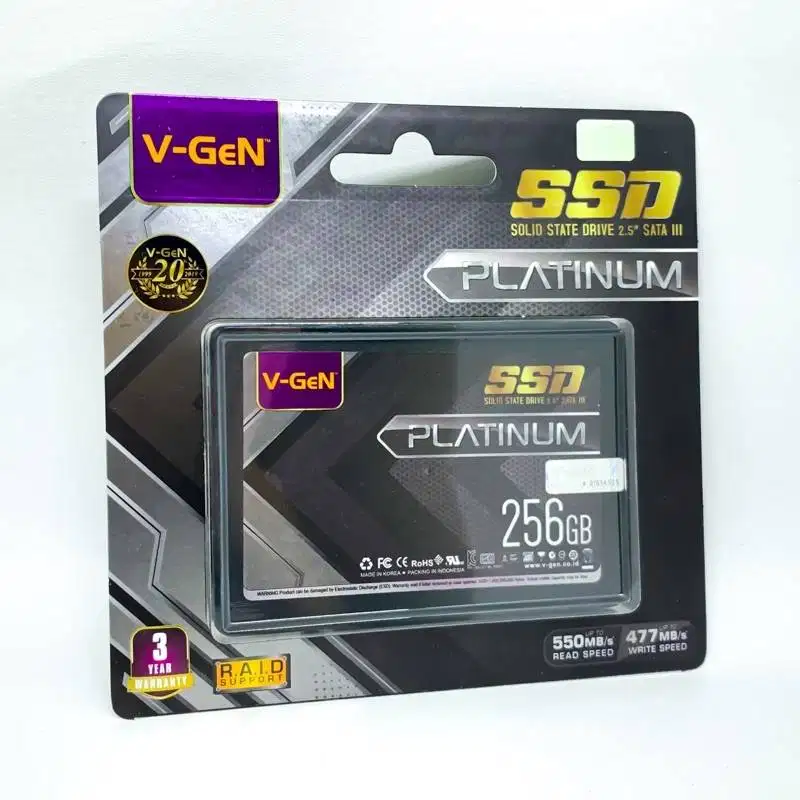 SSD 256GB B Solid State Drive 2.5 SATA III / SSD Vgen Original
