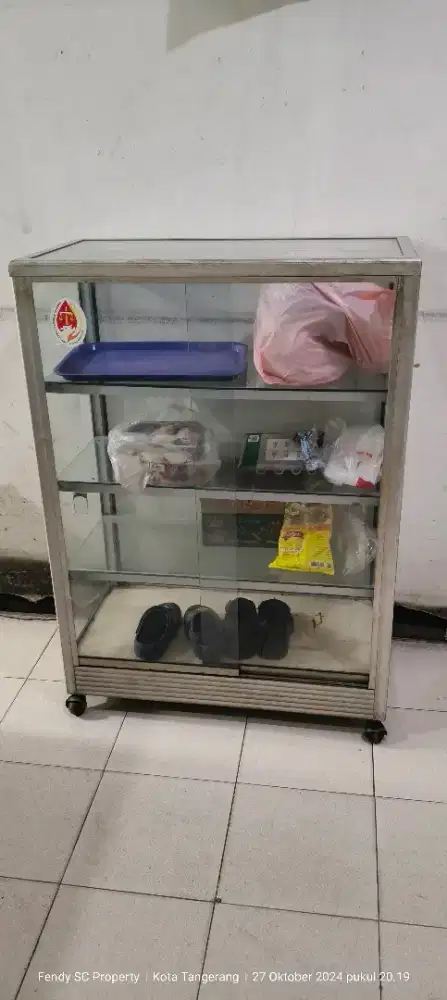 Etalase jualan kecil 78cm