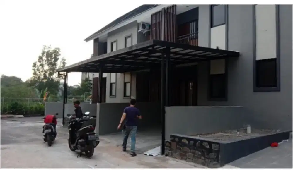 Kanopi baja ringan, kanopi alderon UPVC, plafon PVC, kanopi solartuuf,
