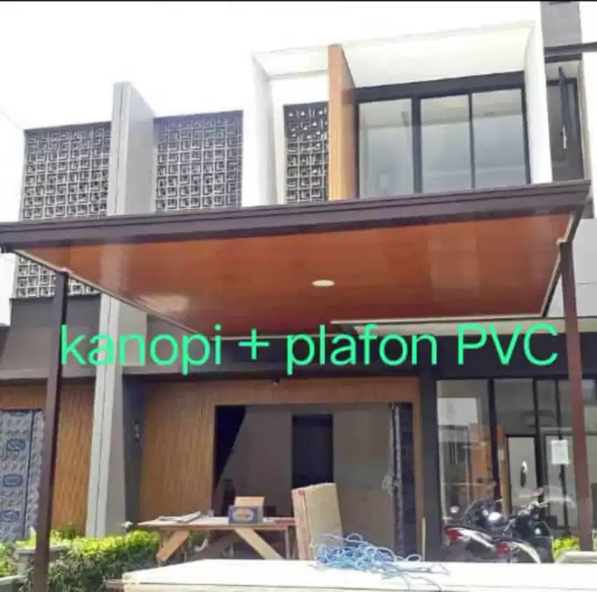 Kanopi Galvalum atap Spandek, Solartuuf dan Upvc