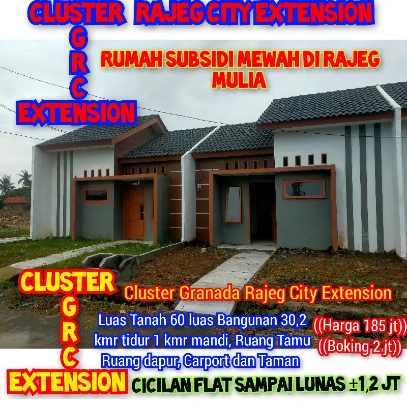 Granada Rajeg City Extension, Rumah Subsidi Mewah utk Mu