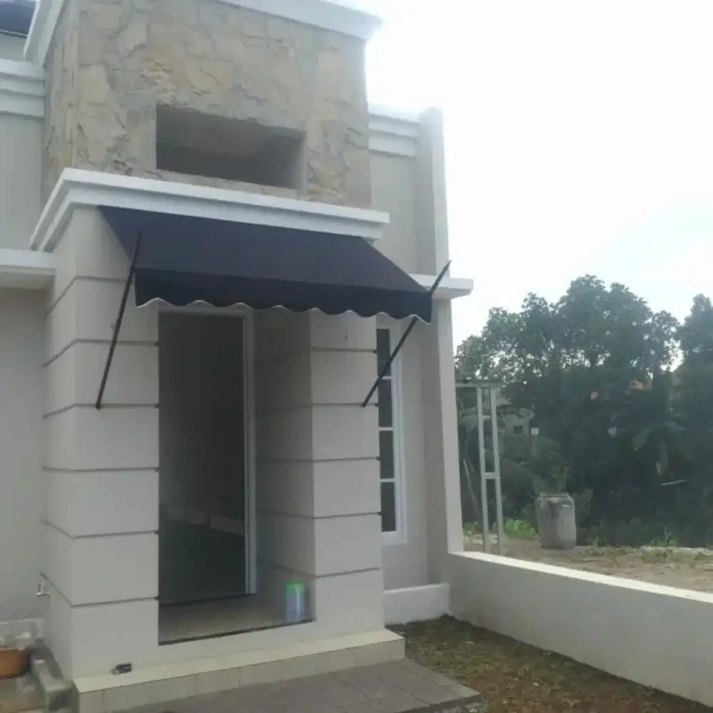 Kanopi kain awening model tombak