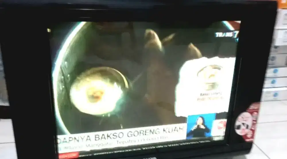 Tv sanyo 32 inci + remote + STB harga netto