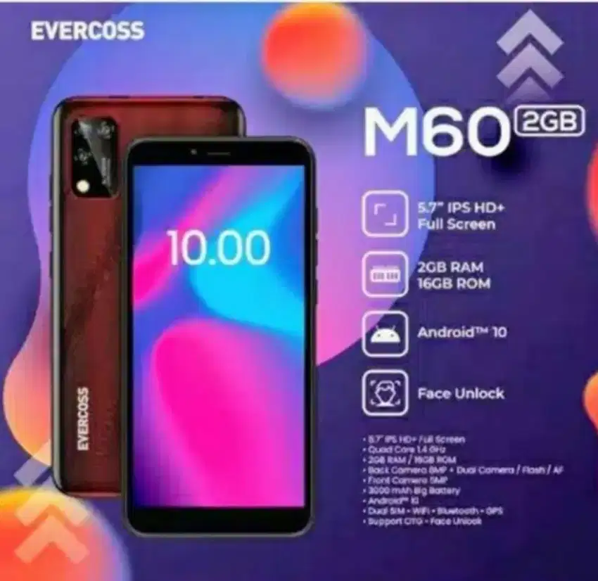 Evercoss M60 - BARU , SEGEL