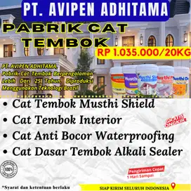 Cat Tembok Musthi Shield Anti Jamur 20 Kg Exterior jambi