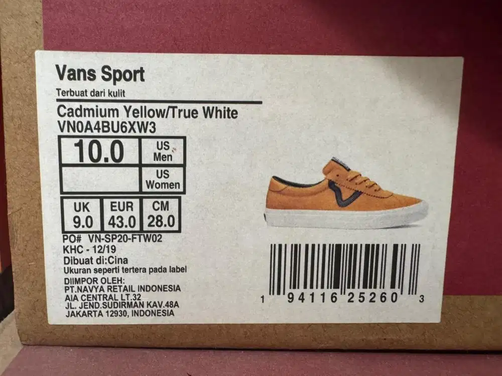 Sepatu vans sport