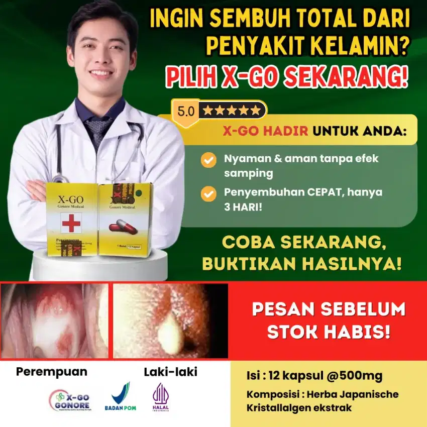 X-GO Herbal GonoreaNyeri RajaSinga KeputihanAbnormal Ampuh Sembuh3hari