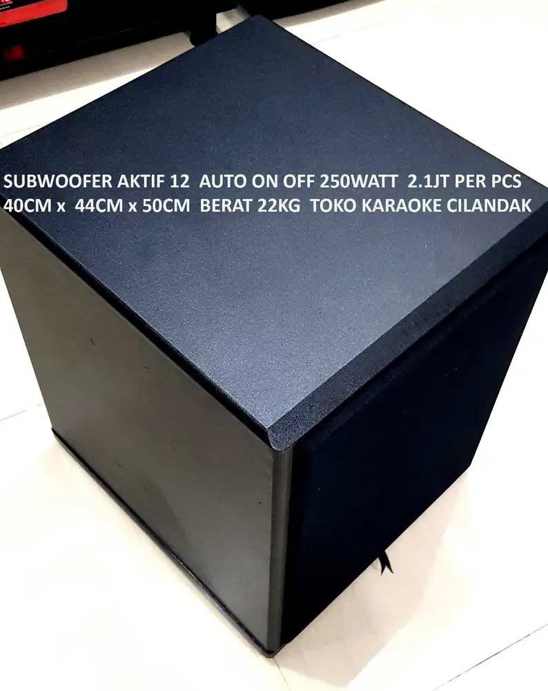 SUBWOOFER AKTIF 12 AUTO ON OFF 250WATT   SUB BASS