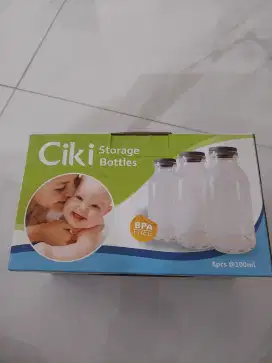 Botol kaca penyimpan ASI