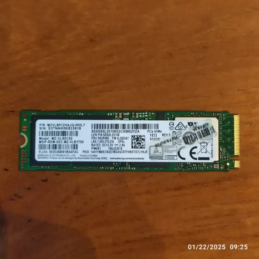 ssd nvme | samsung | 512gb