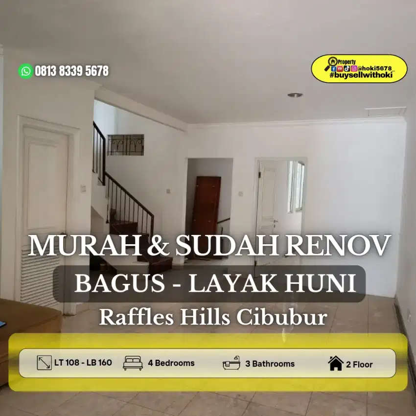 RUMAH CIBUBUR],BEKASI,DEPOK,BOGOR,BSD,JAKARTA SELATAN,PANCORAN,TEBET