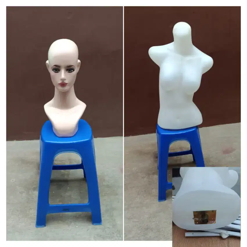 Manekin Hijab dan Setengah Badan