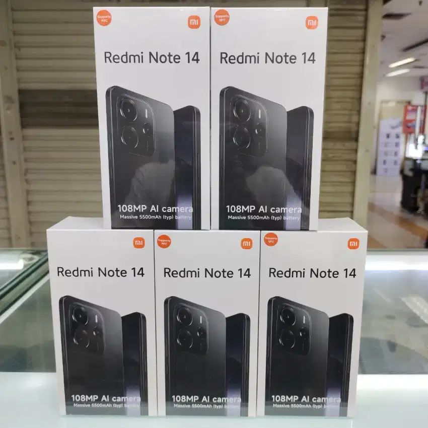 Xiaomi Redmi Note 14 nfc ram 8gb+8gb/256gb baru garansi resmi