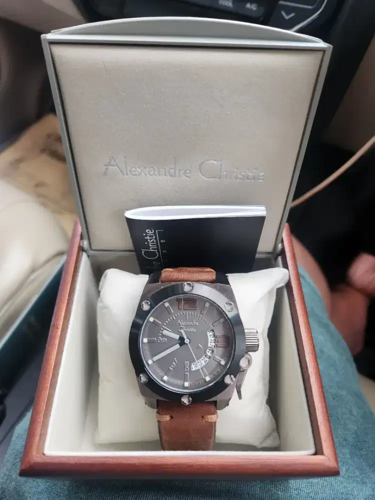 Jam Tangan Pria Alexander Christie Original
