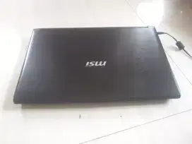 Laptop Msi cx 62 core i7 ram 8 / 128Nvme + 1TB hdd