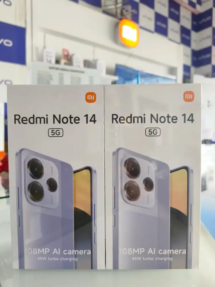 Redmi Note 14 5G 8+8/256GB garansi resmi 15bulan