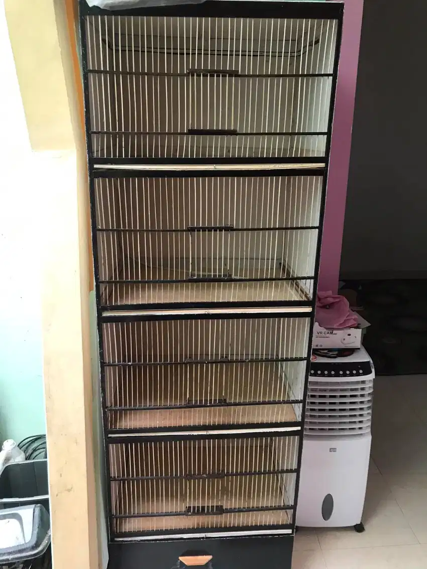 Kandang ternak kenari 4 susun