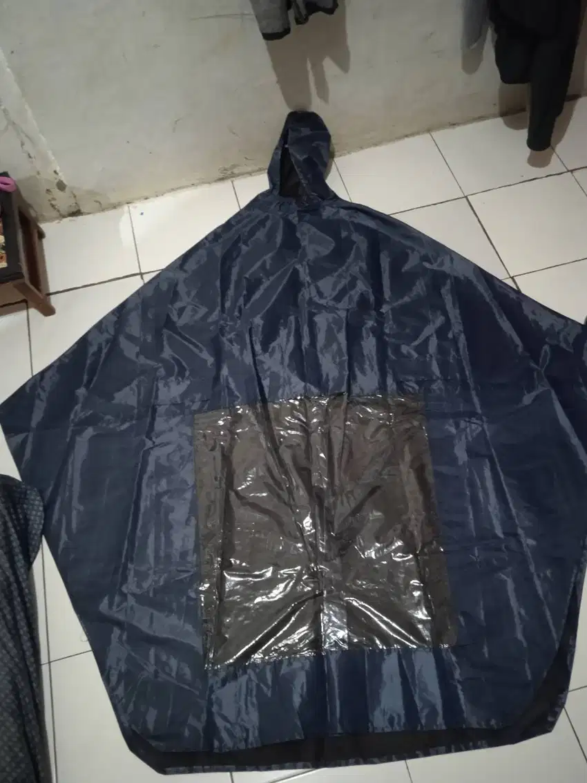 Jual jas hujan ponco cover kepala 2