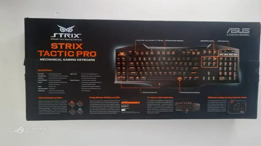 Keyboard usb strix tactic pro