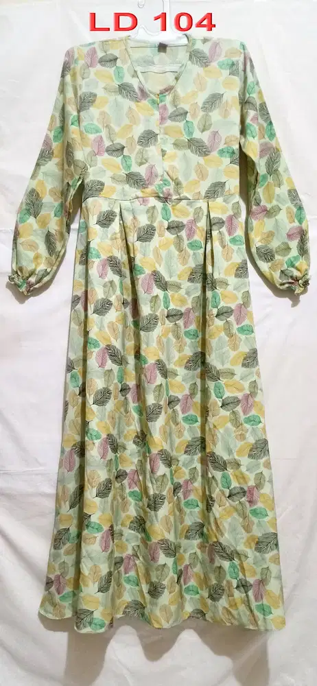 Dress/Gamis Bunga-Bunga