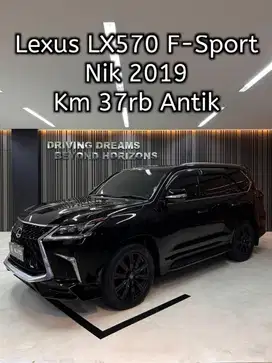 Lexus LX570 F-Sport AT 2019 Hitam K1305NB