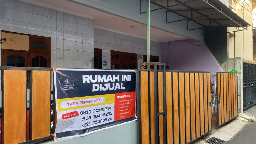 Rumah 2 LT 3 KT 2 KM di Tanjung Duren Selatan Jakarta Barat