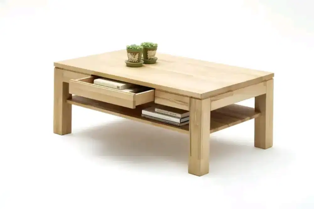 Meja lantai/Lesehan model laci