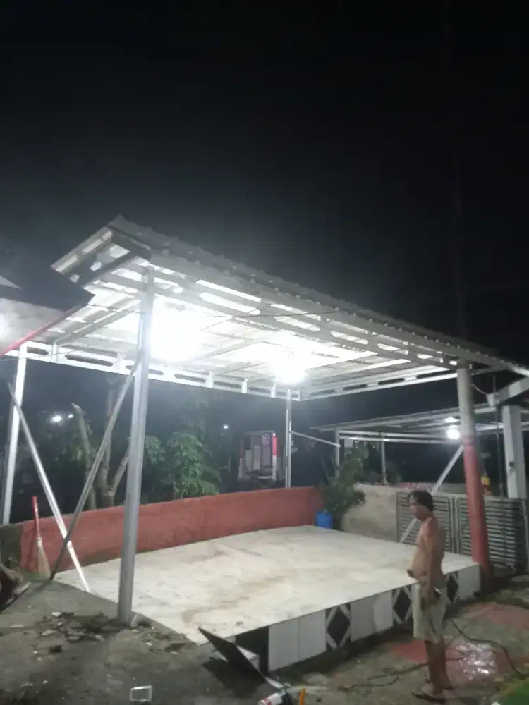 Atap kanopi baja ringan top.