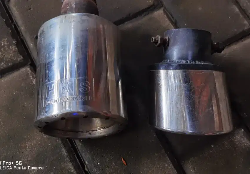 Knalpot original HKS Muffler bonus muffler knalpot