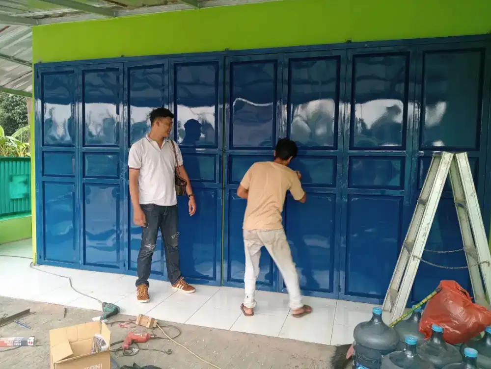 Pembuatan pintu pengaman ruko folding gate se-jabodetabek