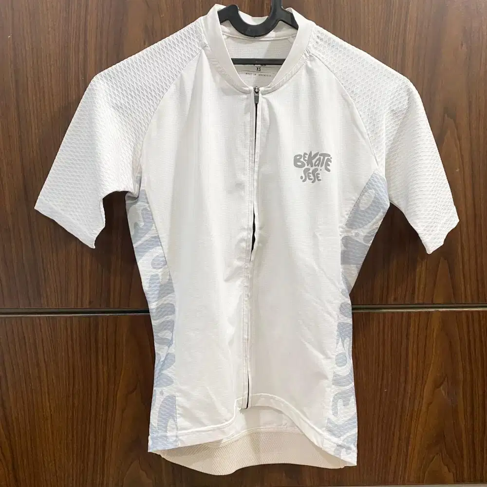 Jersey Road Bike “SNP” Dalkot BKT White XS Man